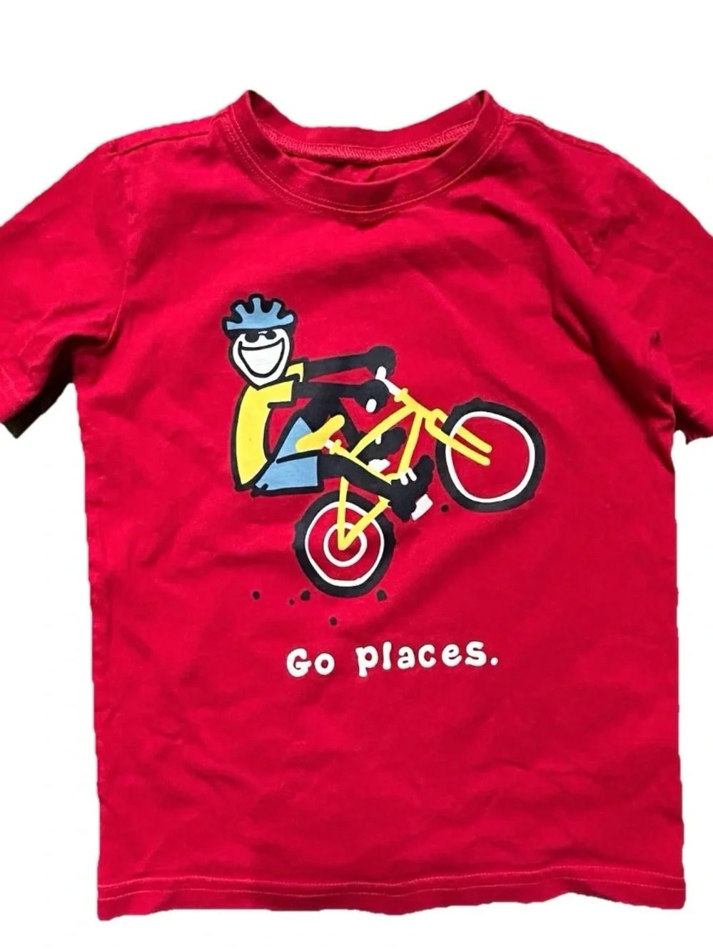 Boy’s Short Sleeve T Shirts Life Is Good Mickey Mouse Size 4T XS (4/5) - Picture 7 of 8